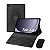 Kit Capa Giratória + Teclado S/ Fio + Película p/ Tablet A9 Plus - Imagem 2