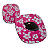 Mouse Pad estampado flor rosa - Imagem 1