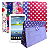 Capa Com Suporte Para Tablet Galaxy Tab 3 7 Polegadas SM-T210 Estampa Flores Bolinhas - Imagem 2