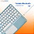 Teclado Touchpad Bluetooth Para Tablet iPad Notebook Celular Estampado Divertido - Imagem 8