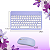 Kit capa com suporte tablet SM A7 Lite 8.7  + teclado com mouse - Imagem 3