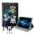 Capa Giratória Com Suporte Para Tablet Positivo 10.1 T2080 Vision Tab 10 + Caneta Touch + Fone - Imagem 1