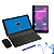 Kit para tablet Stitich película + teclado e mouse + caneta touch + fone de ouvido para Vision tab 7 Stitch - Imagem 1