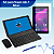 Kit para tablet Stitich película + teclado e mouse + caneta touch + fone de ouvido para Vision tab 7 Stitch - Imagem 2