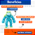 Cachorro Azul Anti-estresse Siliconado – Brinquedo Esticável, Aperte, Amasse e Relaxe - Imagem 3