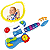 Minha Primeira Guitarra Elétrica Azul Com Luzes E Som Brinquedo Infantil - Imagem 1