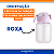 Garrafa Infantil 500ml Transparente com Alça e Cartela de Adesivos para Personalizar - Imagem 2