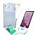 Kit Capa Transparente Para Tablet Lenovo Tab M9 + Película + Caneta Touch + Suporte + Fone - Imagem 1