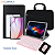 Kit Completo Capa Giratória com Suporte Para Tablet Lenovo Tab M9 + Película + Teclado e Mouse + Mousepad + Luva - Imagem 3