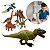 Dinossauro Brinquedo Infantil Para Crianças de Borracha Bonecos Colecionáveis Multikids - Imagem 1