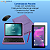 Capa Vision 7 com Teclado Rosa + Película de Proteção de Cristal + Mouse Bluetooth - Imagem 2