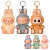Have a Seat Boneco Pelúcia Labubu Mini Chaveiro para Mochila - Imagem 8