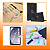 Kit capa giratória Tablet Para Samsung Galaxy Tab A9 + Pelicula + Fone + Protetor de cabo - Imagem 9