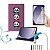 Capa Giratoria Para Tablet Samsung Tab A9 8.7." X115  Estampada com Pelicula de Vidro + Cabo Protetor + Fone - Imagem 5
