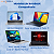 Kit Case Capa Luva Proteção para Notebook 17 polegadas Roxa + Mouse Led c/ Fio + Mouse Pad Preto - Imagem 3