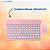 Capa de Silicone Transparente Para Tablet Galaxy Tab A7 T500 + Caneta Touch 3 em 1 + Teclado e Mouse Rosa via Bluetooth - Imagem 4