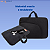 Kit Capa Com Teclado Keyboard com Touchpad para iPad 9th Geração 10.2 + Luva de Transporte e Proteção Preta 13.3 - Imagem 15