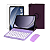 Kit Completo para Tablet Samsung A9 Plus: Capa Giratória, Teclado com Mouse Bluetooth e Película de Vidro | Proteção Completa - Imagem 3