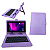 Capa Roxa c/Teclado Embutido para Tablet 7” Positivo Vision Tab 7, Twist Tab+, Multilaser M7 - Imagem 1