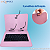 Capa com Teclado Embutido Rosa Universal para Tablets 7", 8" e 9" | Proteção, Estilo e Produtividade - Imagem 7