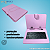 Capa com Teclado Embutido Rosa Universal para Tablets 7", 8" e 9" | Proteção, Estilo e Produtividade - Imagem 9