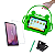 Kit Completo para Tablet Lenovo M9 | Capa Silicone Sapo Adapta + Película de Vidro + Suporte de Celular + Caneta Touch Universal - Imagem 5