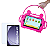 Capa Infantil Emborrachada Adaptada para Tablet Samsung Galaxy Tab A9 8.7 + Película de Vidro | Proteção e Durabilidade para Crianças - Imagem 3