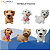 1.	Kit Brinquedos Cachorrinhos Fofy Dog Macio Squishies de Apertar | Antistress Colecionável para Crianças - Imagem 3