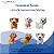 1.	Kit Brinquedos Cachorrinhos Fofy Dog Macio Squishies de Apertar | Antistress Colecionável para Crianças - Imagem 2