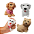 1.	Kit Brinquedos Cachorrinhos Fofy Dog Macio Squishies de Apertar | Antistress Colecionável para Crianças - Imagem 1