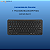 Teclado Bluetooth Preto para Tablet com Carregamento Tipo C | Sem Fio, Portátil e Universal - Imagem 2