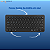 Teclado Bluetooth Preto para Tablet com Carregamento Tipo C | Sem Fio, Portátil e Universal - Imagem 5