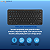 Teclado Bluetooth Preto para Tablet com Carregamento Tipo C | Sem Fio, Portátil e Universal - Imagem 10