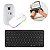 Kit Teclado e Mouse Bluetooth Sem Fio Universal | Conexão Estável para PC, Tablet e Celular | Design Ergonômico e Portát - Imagem 1