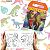 Livro Educativo Infantil Dinossauros para Colorir e Aprender + Kit 12 Cores Canetinhas Hidrocor Tris Star Wars | Diversã - Imagem 6