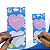 Kit 2 Post-it Adesivo Formato Coração | Blocos de Notas Fofos para Recados, Lembretes e Organização Criativa - Imagem 4