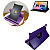 Capa Suporte Inclinável Samsung Galaxy Tab S6 Lite 10.4 Roxa P610/P615 - Imagem 7