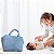 Bolsa Maternidade Azul com Bordado de Coroa Funcional P/Mães - Imagem 6