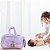 Bolsa Maternidade Roxa Ciclista Kit Completo p/ Passeios com o Bebê - Imagem 8