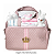 Bolsa Maternidade Rosa Coroa Dourada Elegância e Pratica p/Dia a Dia - Imagem 2