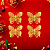 Borboletas Natalinas Douradas com Glitter Kit com 4 Unidades - Imagem 7
