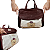 Kit Bolsa Maternidade Marrom Ursinho com Coroa + Frasqueira - Imagem 5