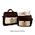 Kit Bolsa Maternidade Marrom Ursinho com Coroa + Frasqueira - Imagem 2
