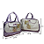 Kit Bolsa Maternidade Roxa Ursinhos Bolsa Grande + Frasqueira - Imagem 3