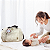 Kit Bolsa Maternidade + Frasqueira Bege Elegância e Organização - Imagem 9