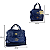 Kit Bolsa Maternidade Azul Marinho C/ Coroa Organização e Elegância - Imagem 3