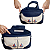 Bolsa Materni Azul C/Barquinhos Praticidade, Estilo e Espaço - Imagem 4