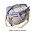 Kit Maternidade Lilás Flores Bolsa Grande + Frasqueira Bebê - Imagem 2