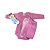 Kit Maternidade Bolsa Rosa + Roupinhas Bebê Menina Completo - Imagem 6
