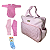 Kit Maternidade Bolsa Rosa + Roupinhas Bebê Menina Completo - Imagem 7